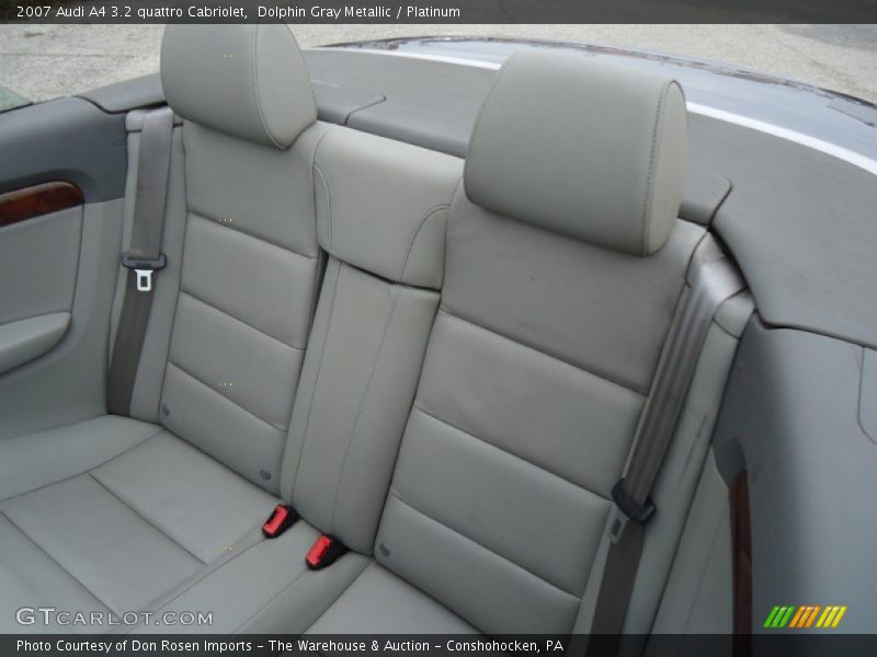 Dolphin Gray Metallic / Platinum 2007 Audi A4 3.2 quattro Cabriolet