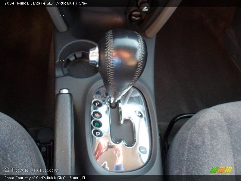 Arctic Blue / Gray 2004 Hyundai Santa Fe GLS