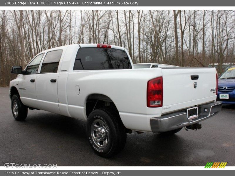 Bright White / Medium Slate Gray 2006 Dodge Ram 1500 SLT Mega Cab 4x4