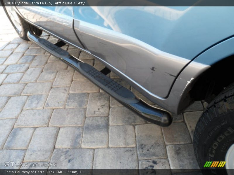 Arctic Blue / Gray 2004 Hyundai Santa Fe GLS
