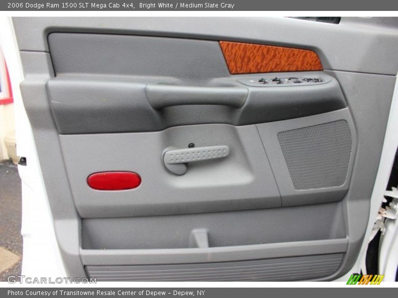 Bright White / Medium Slate Gray 2006 Dodge Ram 1500 SLT Mega Cab 4x4