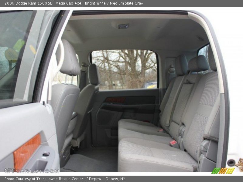 Bright White / Medium Slate Gray 2006 Dodge Ram 1500 SLT Mega Cab 4x4