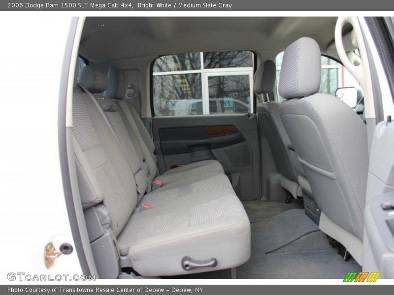 Bright White / Medium Slate Gray 2006 Dodge Ram 1500 SLT Mega Cab 4x4