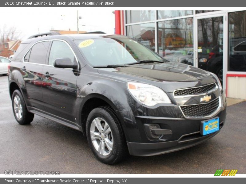 Black Granite Metallic / Jet Black 2010 Chevrolet Equinox LT