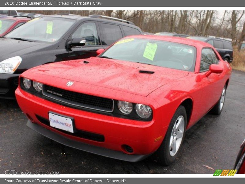 TorRed / Dark Slate Gray 2010 Dodge Challenger SE