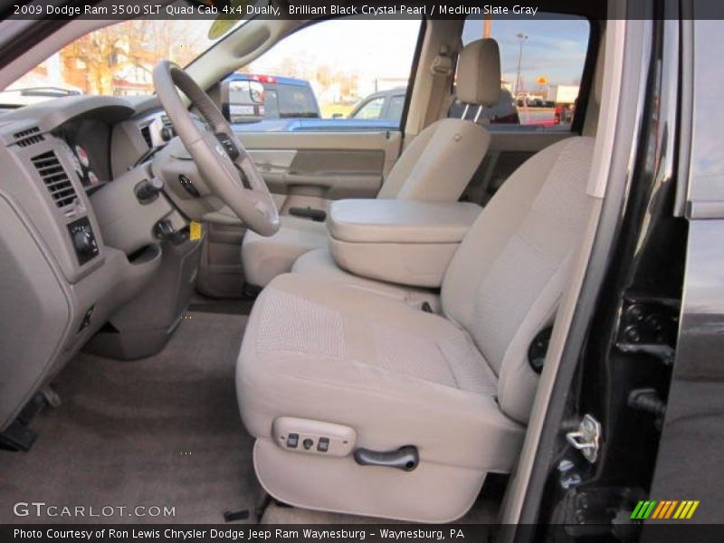  2009 Ram 3500 SLT Quad Cab 4x4 Dually Medium Slate Gray Interior