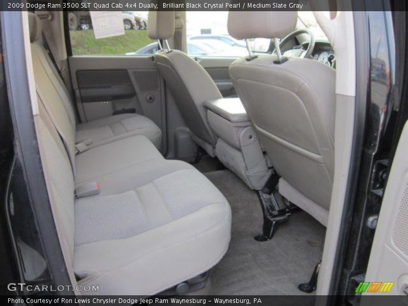  2009 Ram 3500 SLT Quad Cab 4x4 Dually Medium Slate Gray Interior