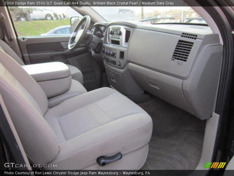  2009 Ram 3500 SLT Quad Cab 4x4 Dually Medium Slate Gray Interior