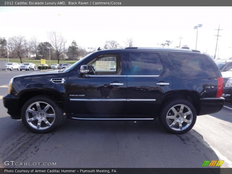 Black Raven / Cashmere/Cocoa 2012 Cadillac Escalade Luxury AWD