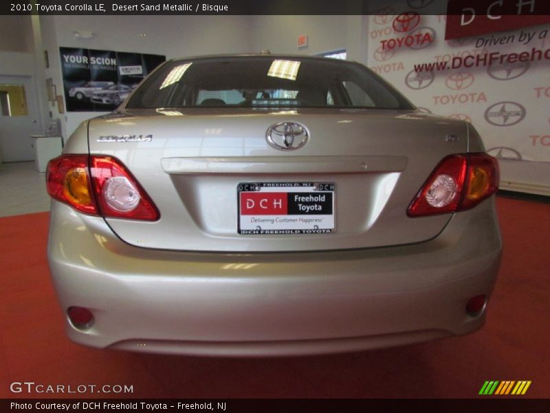 Desert Sand Metallic / Bisque 2010 Toyota Corolla LE