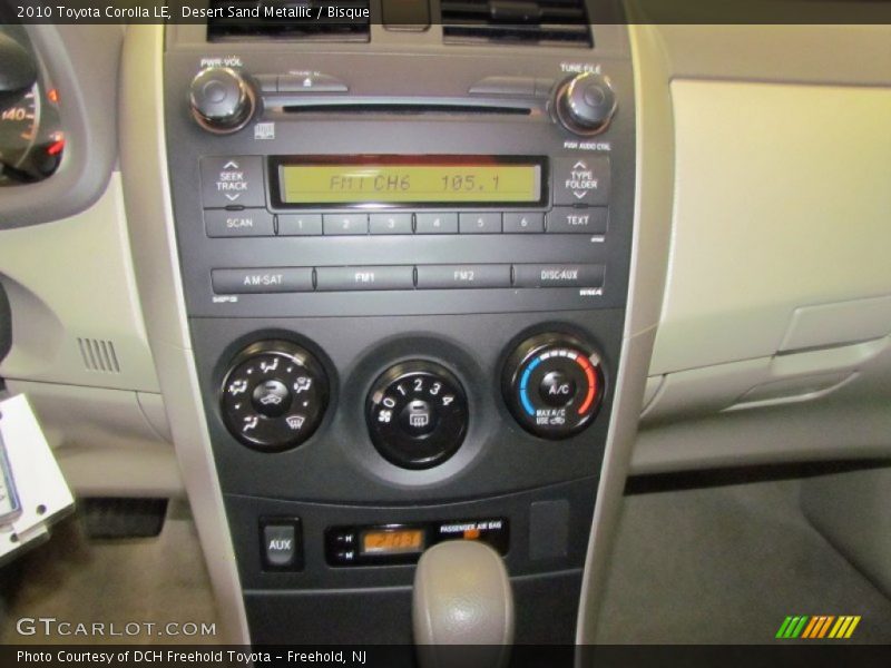 Desert Sand Metallic / Bisque 2010 Toyota Corolla LE