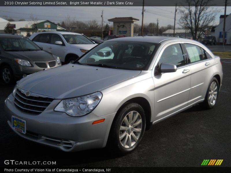 Bright Silver Metallic / Dark Slate Gray 2010 Chrysler Sebring Limited Sedan