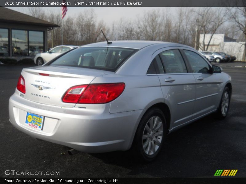 Bright Silver Metallic / Dark Slate Gray 2010 Chrysler Sebring Limited Sedan