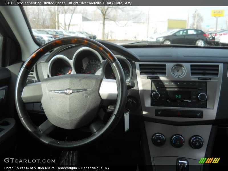 Bright Silver Metallic / Dark Slate Gray 2010 Chrysler Sebring Limited Sedan