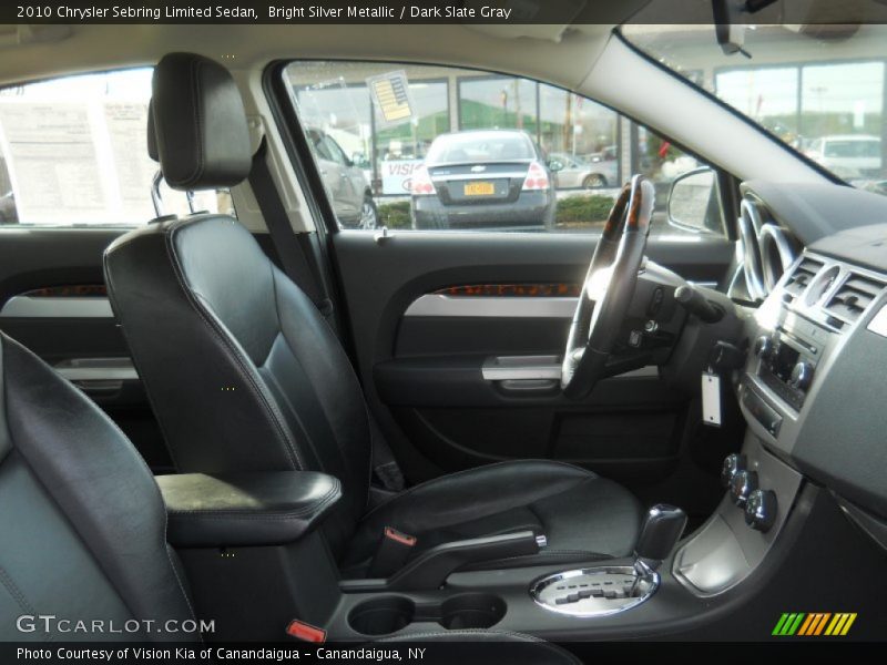 Bright Silver Metallic / Dark Slate Gray 2010 Chrysler Sebring Limited Sedan