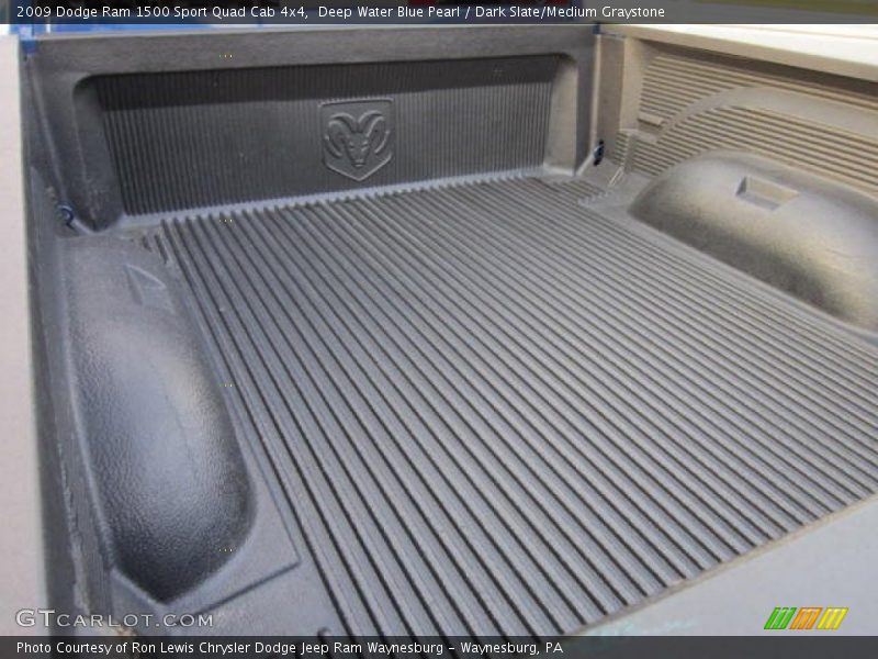 Deep Water Blue Pearl / Dark Slate/Medium Graystone 2009 Dodge Ram 1500 Sport Quad Cab 4x4