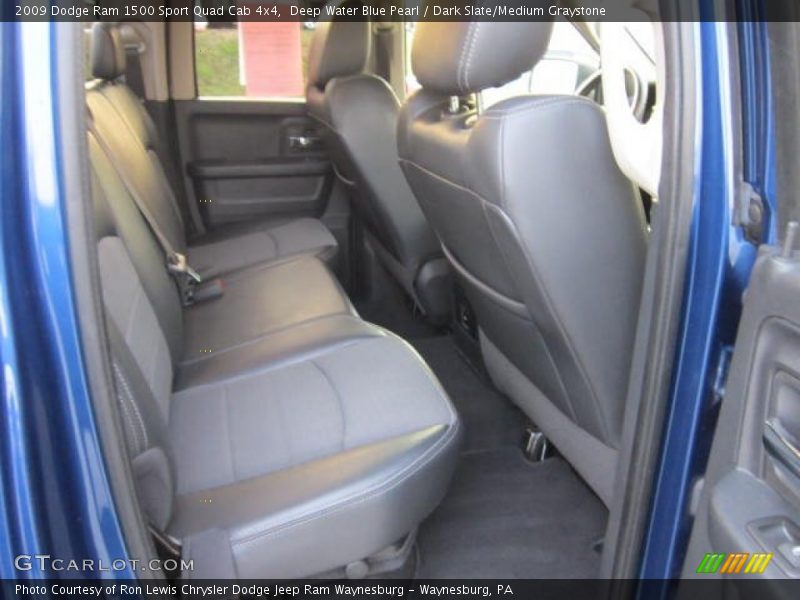 Deep Water Blue Pearl / Dark Slate/Medium Graystone 2009 Dodge Ram 1500 Sport Quad Cab 4x4