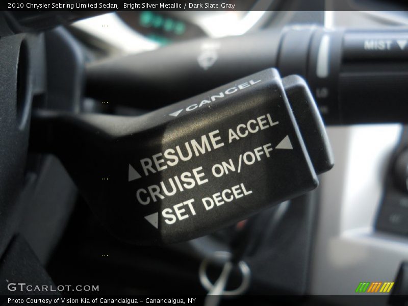 Bright Silver Metallic / Dark Slate Gray 2010 Chrysler Sebring Limited Sedan