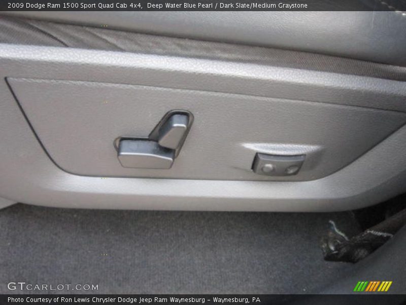 Deep Water Blue Pearl / Dark Slate/Medium Graystone 2009 Dodge Ram 1500 Sport Quad Cab 4x4