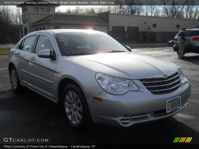 Bright Silver Metallic / Dark Slate Gray 2010 Chrysler Sebring Limited Sedan
