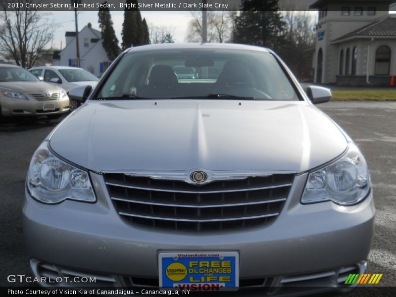 Bright Silver Metallic / Dark Slate Gray 2010 Chrysler Sebring Limited Sedan