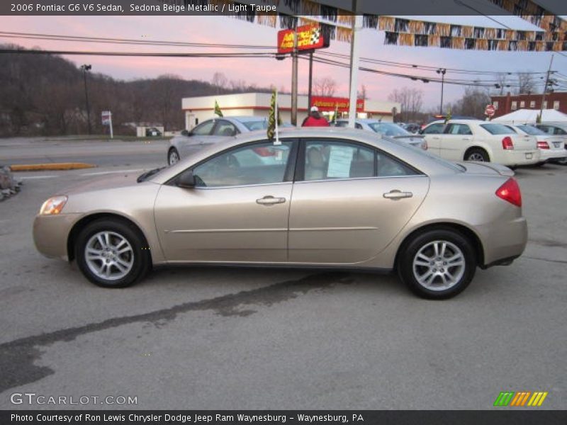 Sedona Beige Metallic / Light Taupe 2006 Pontiac G6 V6 Sedan