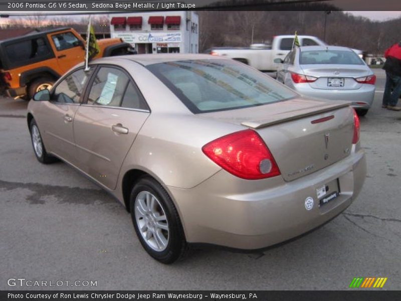 Sedona Beige Metallic / Light Taupe 2006 Pontiac G6 V6 Sedan