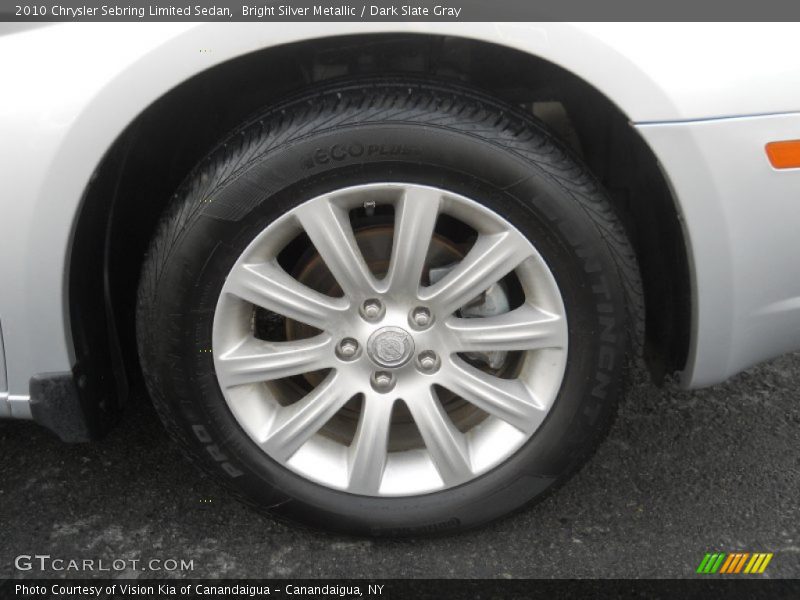 Bright Silver Metallic / Dark Slate Gray 2010 Chrysler Sebring Limited Sedan