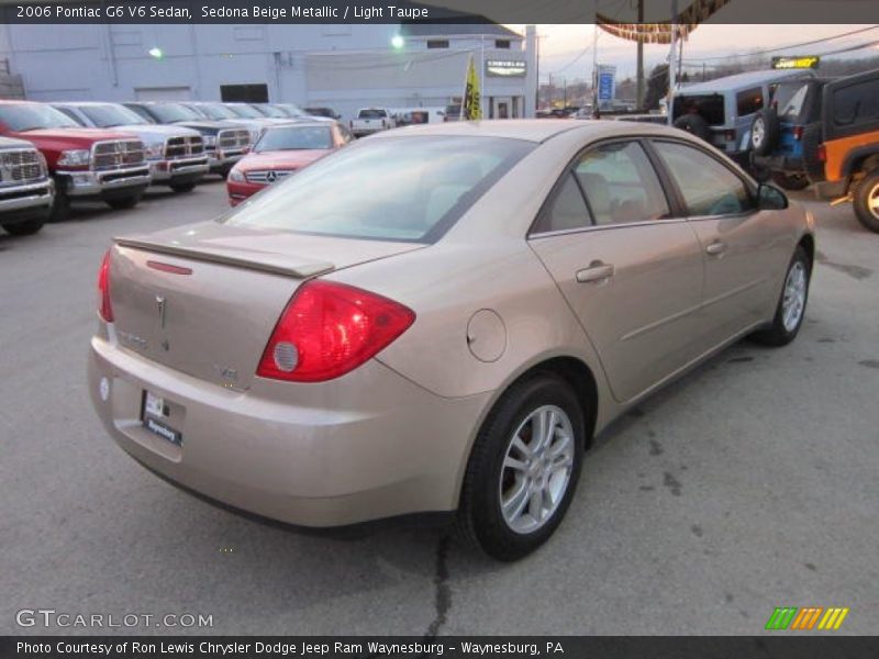 Sedona Beige Metallic / Light Taupe 2006 Pontiac G6 V6 Sedan