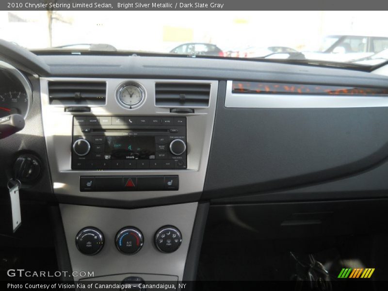 Bright Silver Metallic / Dark Slate Gray 2010 Chrysler Sebring Limited Sedan