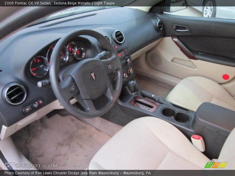 Sedona Beige Metallic / Light Taupe 2006 Pontiac G6 V6 Sedan