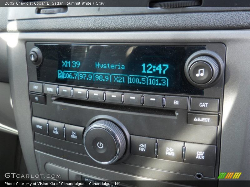 Summit White / Gray 2009 Chevrolet Cobalt LT Sedan