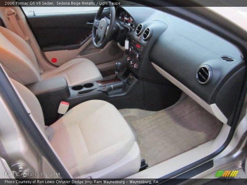 Sedona Beige Metallic / Light Taupe 2006 Pontiac G6 V6 Sedan