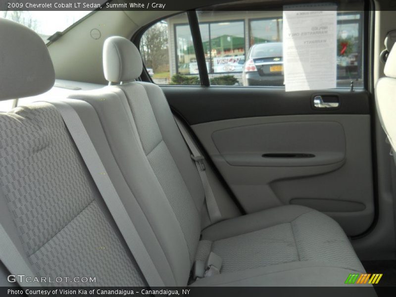 Summit White / Gray 2009 Chevrolet Cobalt LT Sedan