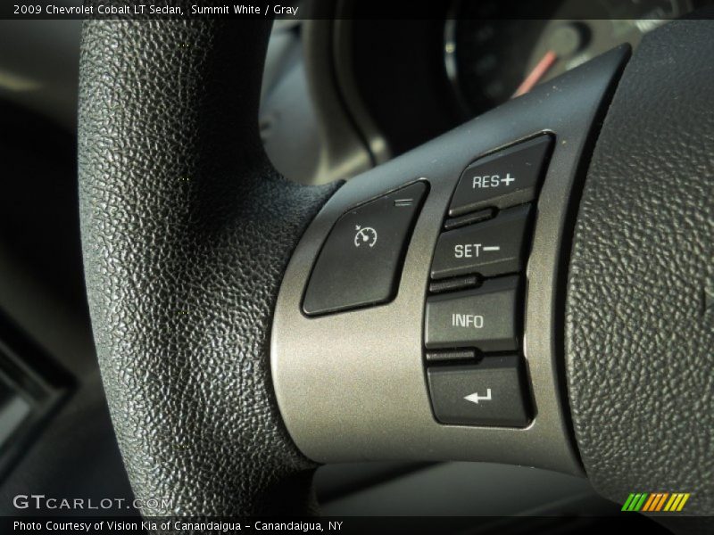 Summit White / Gray 2009 Chevrolet Cobalt LT Sedan