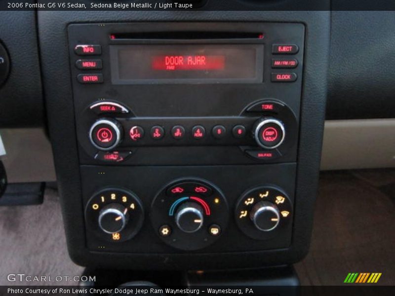 Sedona Beige Metallic / Light Taupe 2006 Pontiac G6 V6 Sedan