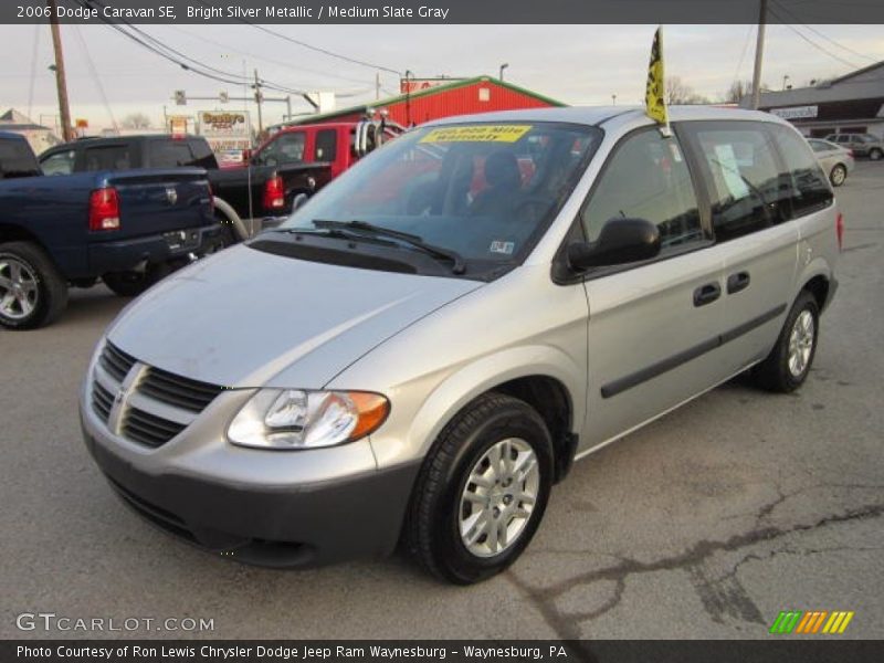 Bright Silver Metallic / Medium Slate Gray 2006 Dodge Caravan SE