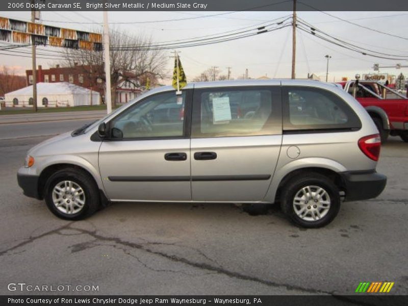 Bright Silver Metallic / Medium Slate Gray 2006 Dodge Caravan SE