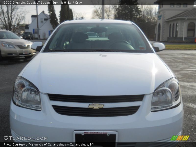 Summit White / Gray 2009 Chevrolet Cobalt LT Sedan