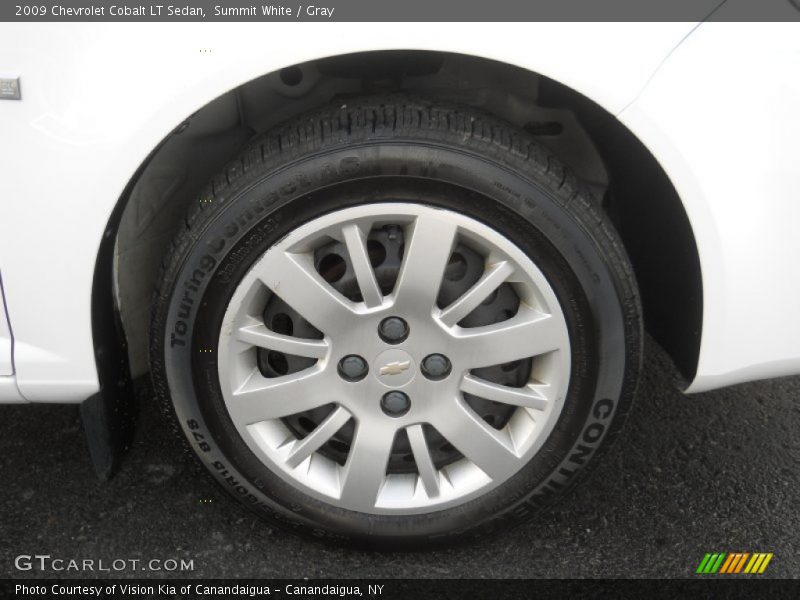 Summit White / Gray 2009 Chevrolet Cobalt LT Sedan