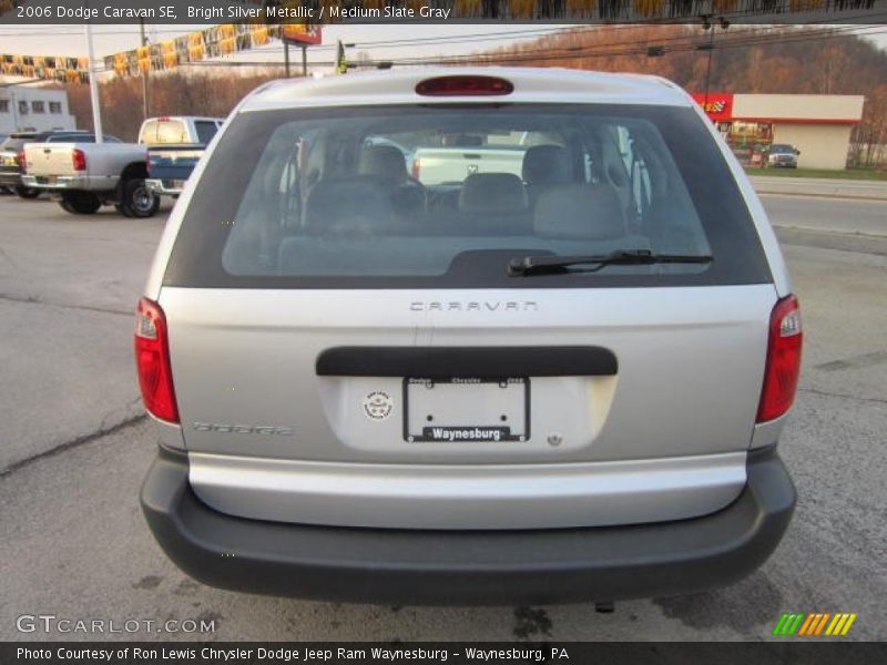 Bright Silver Metallic / Medium Slate Gray 2006 Dodge Caravan SE