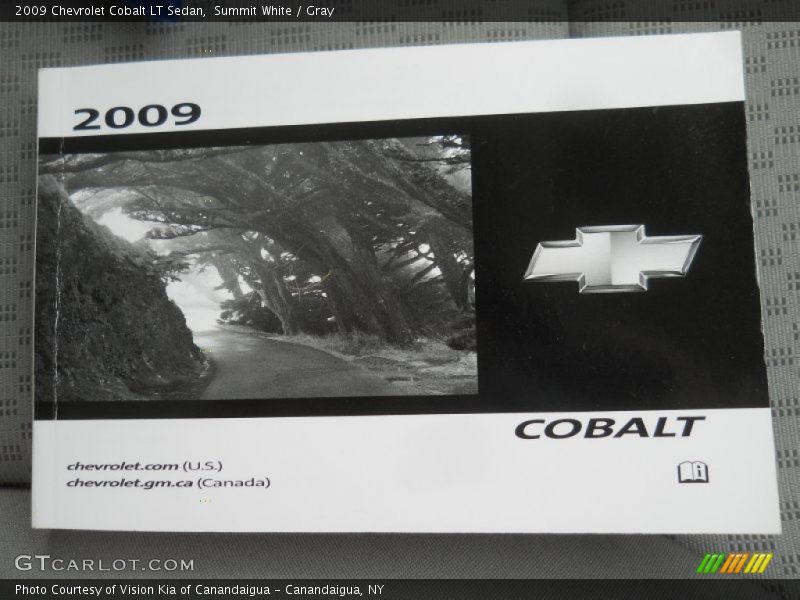 Summit White / Gray 2009 Chevrolet Cobalt LT Sedan