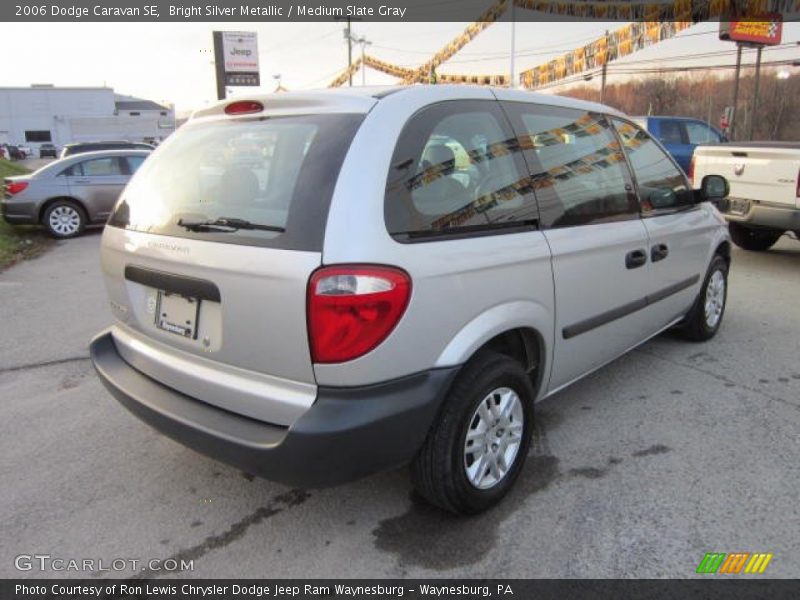 Bright Silver Metallic / Medium Slate Gray 2006 Dodge Caravan SE