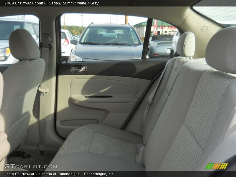 Summit White / Gray 2009 Chevrolet Cobalt LT Sedan