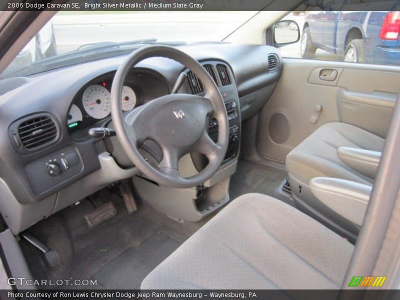 Bright Silver Metallic / Medium Slate Gray 2006 Dodge Caravan SE