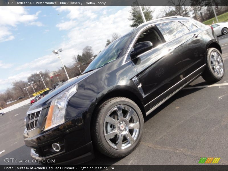 Black Raven / Ebony/Ebony 2012 Cadillac SRX Performance