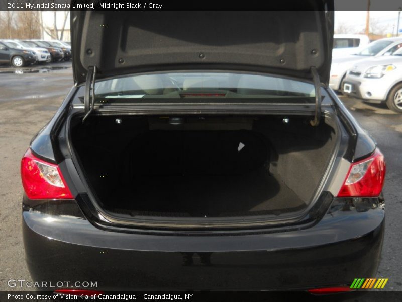 Midnight Black / Gray 2011 Hyundai Sonata Limited