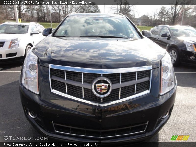 Black Raven / Ebony/Ebony 2012 Cadillac SRX Performance