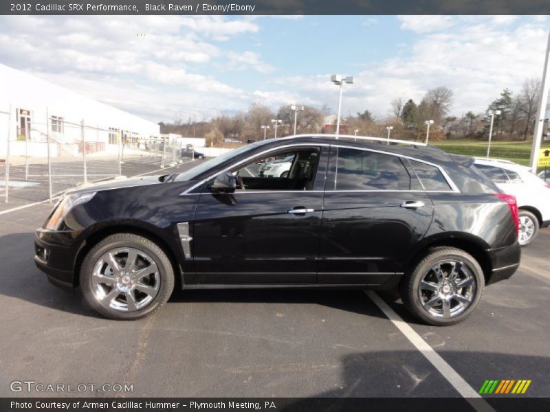 Black Raven / Ebony/Ebony 2012 Cadillac SRX Performance