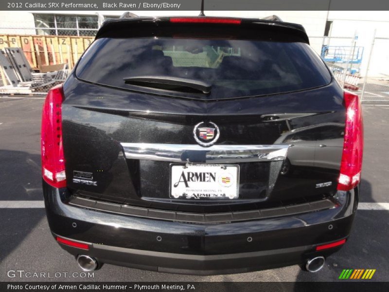 Black Raven / Ebony/Ebony 2012 Cadillac SRX Performance